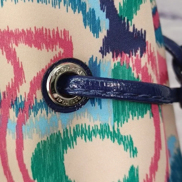 Coach Ikat Signature Vintage Carry All C1380-F24453 - Picture 6 of 15